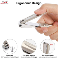 Coupe-ongles en acier inoxydable Shears Beauty, couleurs personnalisées, logo personnalisé, taille sur mesure, service OEM pour doigts/des orteils