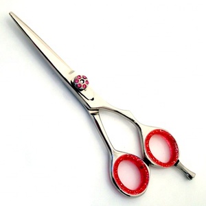 Oem chuyên nghiệp <span class=keywords><strong>Fancy</strong></span> tóc Shears thép không gỉ cắt tóc kéo với sắc nét dao cạo Cạnh Lưỡi cho tóc stylists - Product Image 3