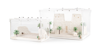 Empire des fourmis – Style Eygty, taille moyenne, CLASSICS – Maisons en plastique écologiques pour fourmis, terrarium, 18,7 x 4,8 x 10,7 cm