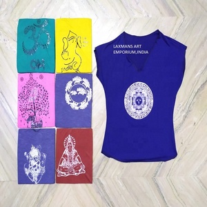 Nuove Canotte da Donna in Cotone Traspirante Lavorato a Maglia, Stile Lungo alla Moda, Multicolore, Vendita all'Ingrosso dall'India - Product Image 1