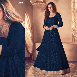 Noor-pendientes bordados de estilo indio y paquistaní para mujer, ropa para mujer, Salwar, Kameez, Dupatta - Product Image 5