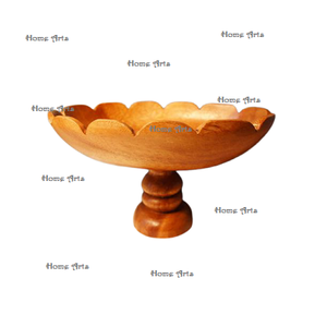 Cuenco de madera para servir comida, tamaño personalizado, forma redonda, cuenco para servir frutas para el hogar y el uso de vajilla de Hotel - Product Image 5