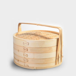 ทำอาหารติ่มซำเครื่องทำติ่มซำอุปกรณ์ติ่มซำเรือกลไฟไม้ไผ่ขายส่งหวดไม้ทำในเวียดนาม - Product Image 1