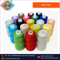 Fil teint 100% viscose, fil fantaisie torsadé pour broderie en rayonne 120*2, haute résistance, certifié AEO, SUMILON Gujarat Inde