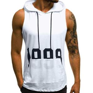 Tank Top Sports Cotton Boy's Muscle Singlet Sleeveless <b>Travel</b> Vest Gym Mens Tank Top Bodybuilding Fitness Running Custom Logo Ta - Product Image 1