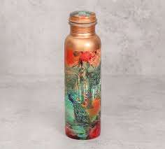 Minéral essentiel de bouteille à double paroi en cuivre pur pour la santé du système immunitaire bénéfique pour l'entretien du corps - Product Image 6