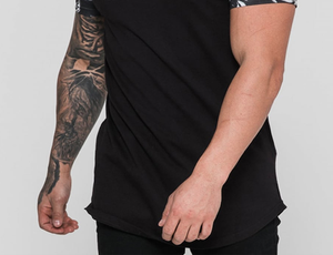 Camisetas Deportivas de Algodón para Hombre, Corte Regular, Cuello Redondo, Manga Corta, Secado Rápido, Transpirables, Tejido de Punto, Hawk Eye Sports - Product Image 4