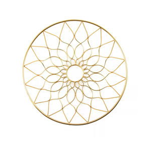 Lujosa cesta de alambre dorado con elegante diseño de malla Almacenamiento decorativo resistente - Product Image 4