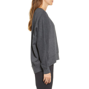 Sudadera con capucha de manga larga para mujer, jersey liso de algodón en blanco, Conjunto personalizado de gran tamaño, venta al por mayor - Product Image 4