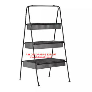 ถาดโลหะชุบสังกะสีพร้อมด้ามจับถาดโลหะชุบสังกะสีแบบโบราณขนาดกำหนดเองได้ - Product Image 1