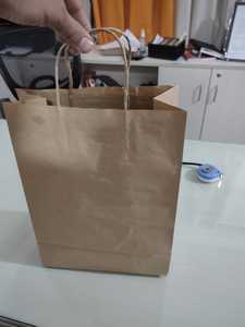 Nuevo Diseño de Bolsa de Papel Kraft Marrón para Compras y Empaque de Alimentos con Asas Retorcidas, Color y Tamaño Personalizados para Empacar Abarrotes - Product Image 5