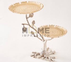 แท่นวางเค้ก3แผ่นสีทองเงางาม3ชั้น - Product Image 5