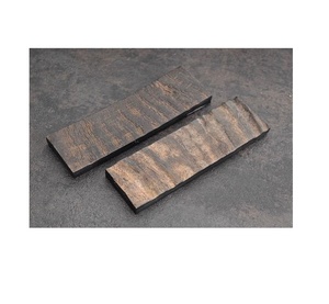 Placas negras de cuerno de búfalo con rayas blancas para marco óptico y mango de cuchillo a bajo precio con diferentes tamaños - Product Image 6