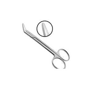 Ciseaux vasculaires d'angle de couronne en acier inoxydable de haute qualité fabriqués au Pakistan QNQ/ciseaux chirurgicaux très demandés - Product Image 5