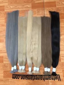 High Quality Virgin Remy Deep Wave Bulk <b>Hair</b> <b>Extensions</b> 100g Vietnam - Product Image 6