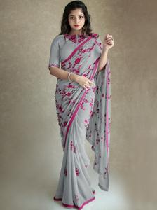Kanchipuram Sarees Soie Fête Porter Mariage Indien Dernier Designer Femmes Porter Sari avec Blouse Banarasi Coton Soie Tissus Doux Alphanumero - Product Image 3