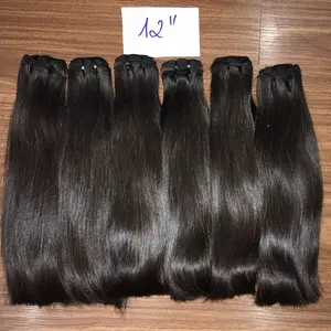 Супер двойные прямые бразильские Remy натуральные волосы 14-16 дюймов оптовая продажа Remy и мягкие волосы Livihair Company
