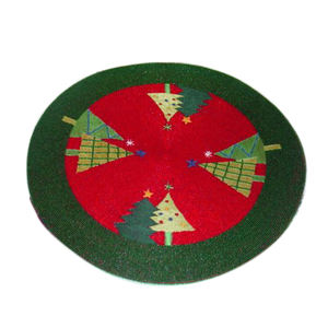 Glass Beaded Trellis Design <b>Red</b> <b>Placemats</b> Sequin <b>Placemats</b> - Product Image 6