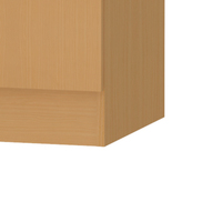 Prix d'usine Personnaliser les armoires de cuisine Chêne Noyer Couleur Rangement en bois Armoire de cuisine Durable Design moderne Fabriqué en Malaisie