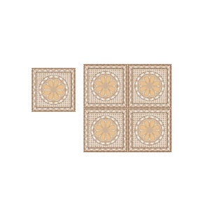 Carrelages de sol en céramique polie design Big circle 40x40cm - Product Image 2