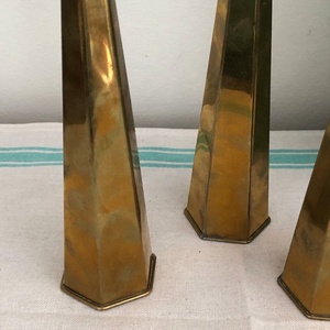 Hexagon Brass <b>Candle</b> <b>Holder</b> High Quality Handcrafted Wholesale Price <b>Candle</b> <b>Holder</b> Trendy Design Best Selling <b>Candle</b> Vessels - Product Image 2