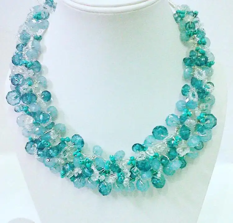 Handmade Detailed Bib choker beaded Necklace for Women Fashion jewelry Accessories from India