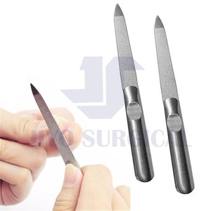 Wholesale Large Stainless Steel Nail File Diamond Dusted Deb Coated Coarse Nail Buffer Filer Manual Power Source CE ISO Approved - Product Image 5