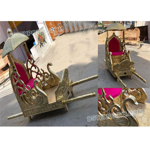 นกยูงสีทองสไตล์เจ้าสาว Doli/palki,สไตล์ฮินดูสำหรับงานแต่งงาน - Product Image 1