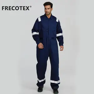 FRECOTEX grosir kualitas tinggi tahan api hi vis coverall industri pertambangan pakaian keselamatan