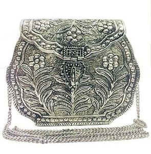 ที่กำหนดเองทำด้วยมือขัดสูงที่สวยงามที่กำหนดเองแม่ของมุกกระเป๋าถือแฟชั่นสำหรับผู้หญิงจากอินเดีย, - Product Image 1