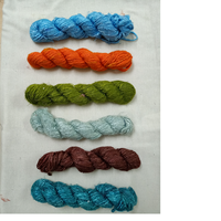 Fils de soie de banane 100% sur mesure teints en couleurs assorties pour tricoter le tissage de broderie dans les magasins de fils et de fibres