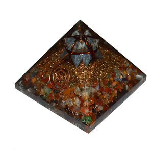 Wholesaler of Orgone Chakra Stone with Lapis Merkaba Star Pyrami : Orgone Chakra Stone with Lapis Merkaba Star Pyrami for Sale - Product Image 1