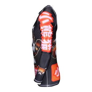 Sublimation Long Sleeve Printed Custom Logo Rash Guard Bjj Surf Rashguards - Product Image 4