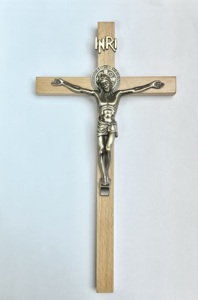 Croix en bois, Crucifix suspendu de jésus, imperméable, religieux application religieuse - Product Image 5