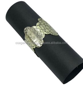 Anneau de décoration de noël en argent, 14 pièces, décor de cuisine, serviette, TOP de TABLE, anneau, meilleure qualité - Product Image 1