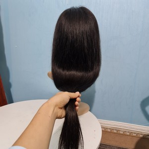 Wholesale 2022 Natural Straight Vietnam Hair <b>Wigs</b> Frontal -70cm All Colors Remy <b>Braiding</b> Hair Competitive Price - Product Image 4