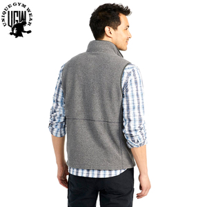 Hommes décontracté respirant laine polaire gilet hiver coton sans manches chaud veste automne vêtements d'extérieur - Product Image 3