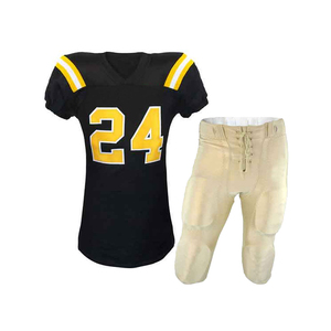 Uniformes Personalizables de Pantalones y Camisetas de Fútbol Americano Unisex para Adultos, Diseño Moderno de Verano, Impresión Digital, Antibacterianos - Product Image 3