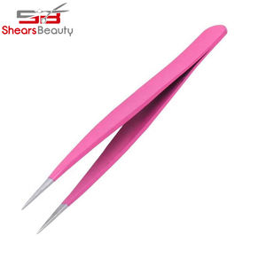 Anti-Static Eyebrow Tweezers Makeup Curved Stainless Steel Eyelash Eyebrow Extension Tweezers Tools - Product Image 3