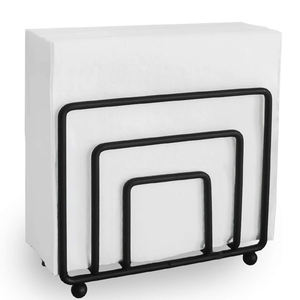 Servilletero de hierro forjado Dispensador de pañuelos Servilletero para mesas - Product Image 5