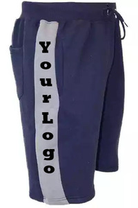 Pantalones cortos de gimnasia informales de cintura media para hombre, de talla grande, personalizables, bordados, de secado rápido, transpirables, de algodón, con cierre de cintura elástica - Product Image 2