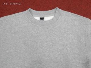 Sweat-shirts d'été pour hommes 100 % coton à col rond, décontractés, à manches longues, teints en pièce, écologiques, avec étiquettes de marque, couleur unie, en stock - Product Image 3