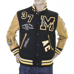 Veste de baseball décontractée unisexe en gros conception Letterman personnalisée avec broderie pour la mode d'hiver - Product Image 6