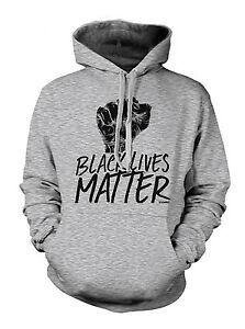 เสื้อฮู้ดดี้ผ้าฝ้ายคุณภาพสูงแบบยูนิเซ็กซ์ สีดำ ปักลาย 'Black Lives Matter'  ผ้าฟลีซ  รักษ์โลก สำหรับฤดูหนาว ไซส์ XS - Product Image 5