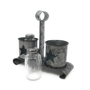 Ensemble sel et poivre en métal galvanisé de qualité supérieure pour la maison, l'hôtel et la restauration - Product Image 6