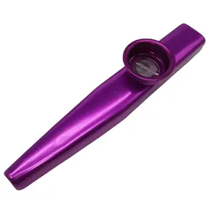 MKSU Professional Metal Kazoo Orff Toy For Kids Adults Percussion Musical Instrument With Printed Logo Standard Type Flute
