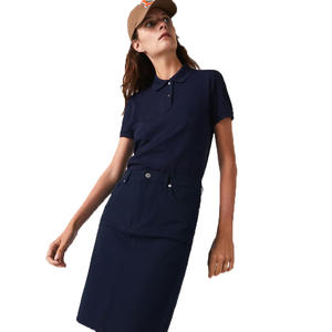 Demi-manches pour dames de qualité supérieure pour polos Style décontracté tricoté respirant avec conception de col tournant Caractéristique anti-boulochage - Product Image 4