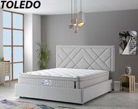Matelas à ressorts orthopédiques turcs Moyexo en mousse à mémoire de forme, rafraîchissant, hypoallergénique, antibactérien, avec housse amovible pour chambre à coucher