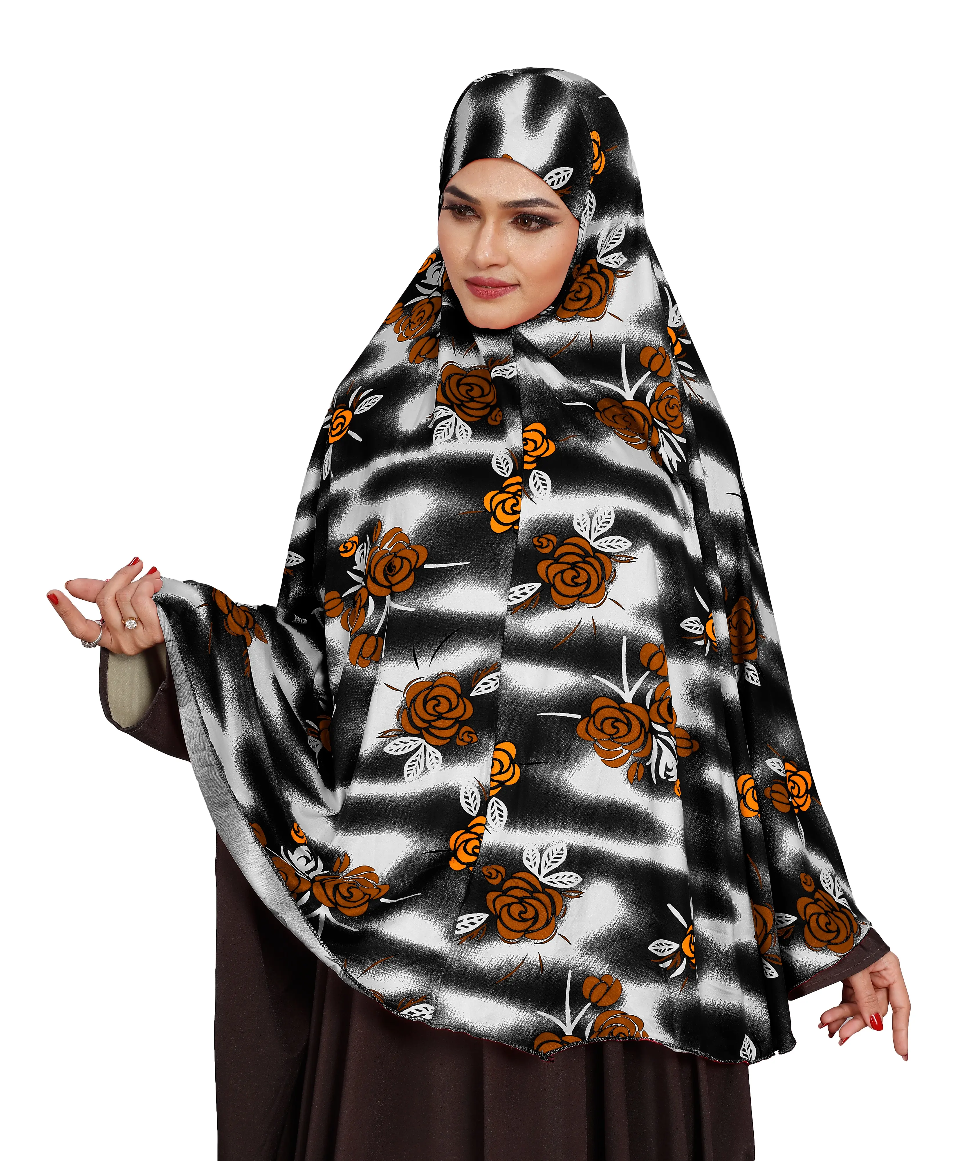 2021 Desain Abaya Wanita, 2021 Selendang Jilbab Arab Warna Polos