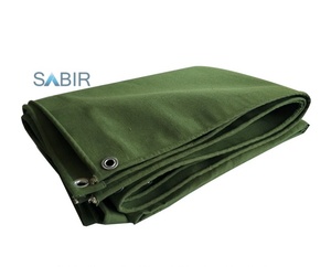 Lona de tienda impermeable negra y verde, cubierta de camión resistente al desgarro, tamaños personalizados, lonas de aislamiento de camión verde para zapatos - Product Image 3